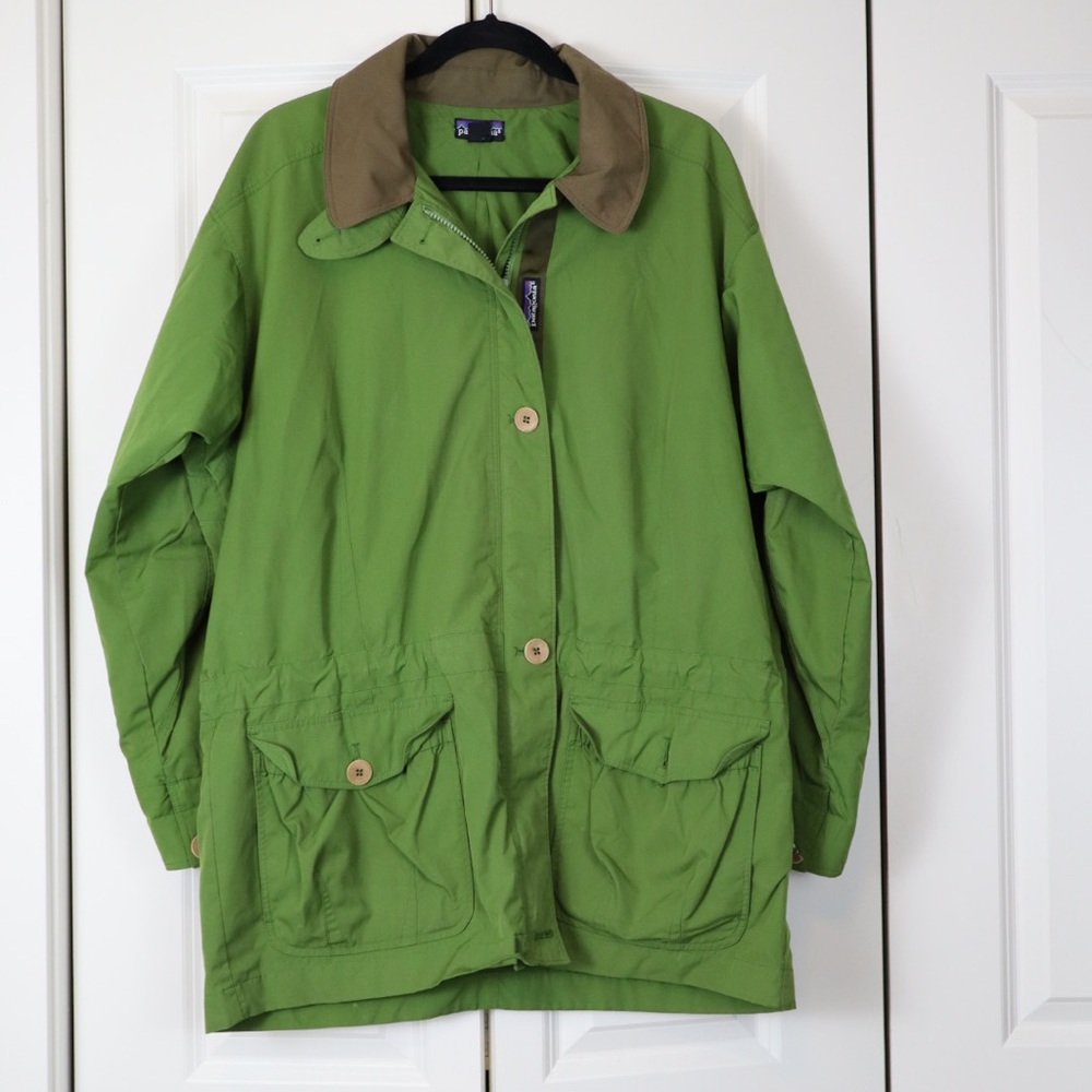 PATAGONIA | Green Rain Coat Jacket Size 12